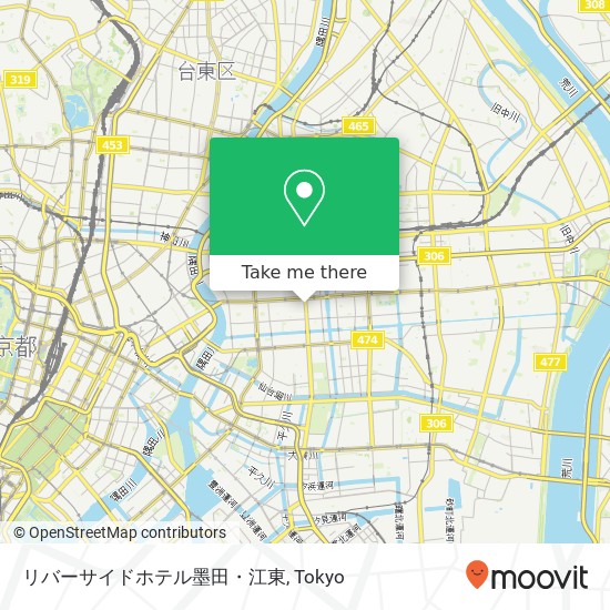リバーサイドホテル墨田・江東 map