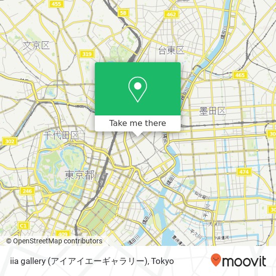 iia gallery (アイアイエーギャラリー) map