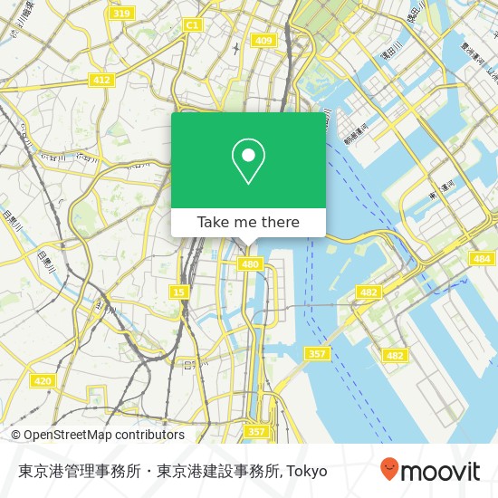 東京港管理事務所・東京港建設事務所 map