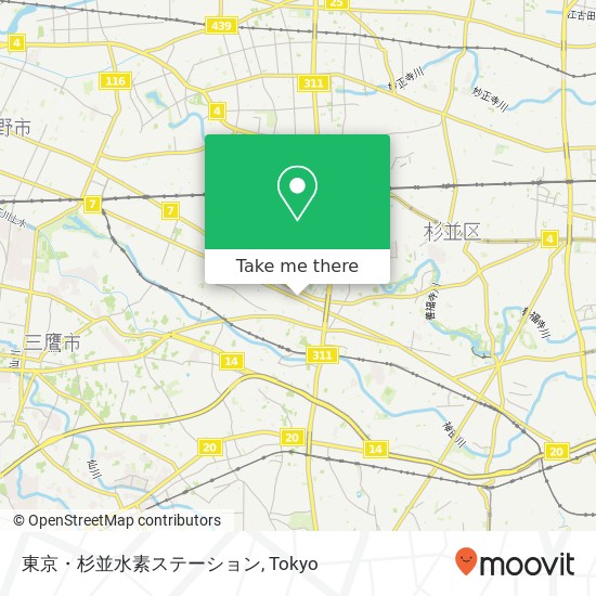 東京・杉並水素ステーション map