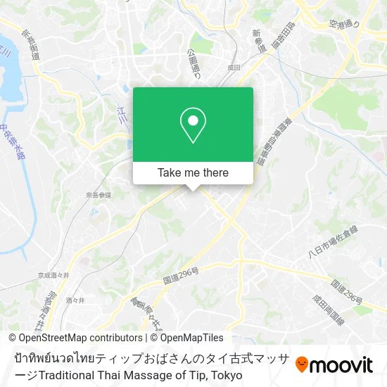 ป้าทิพย์นวดไทยティップおばさんのタイ古式マッサージTraditional Thai Massage of Tip map