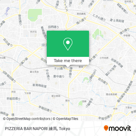 PIZZERIA BAR NAPORI 練馬 map