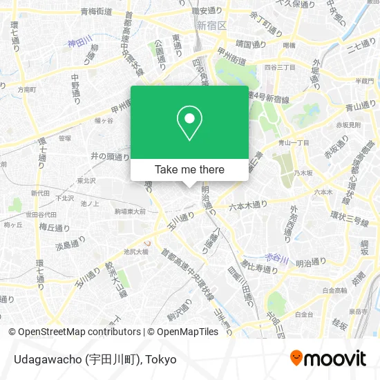 Udagawacho (宇田川町) map