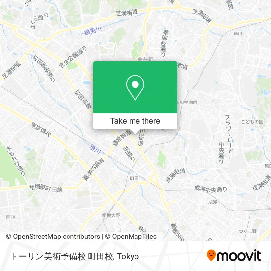 トーリン美術予備校 町田校 map