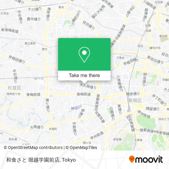 和食さと 堀越学園前店 map