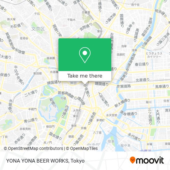 YONA YONA BEER WORKS map