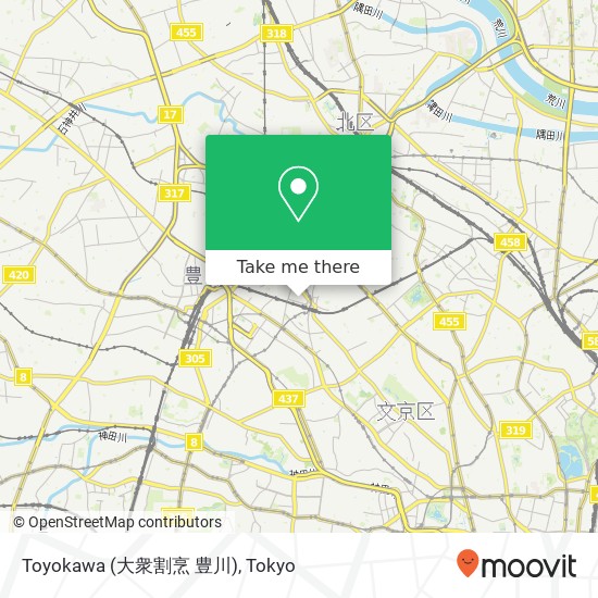 Toyokawa (大衆割烹 豊川) map