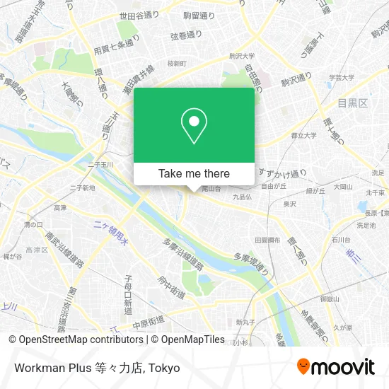 Workman Plus Todoroki Branch map