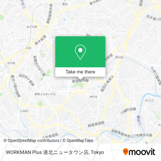 WORKMAN Plus 港北ニュータウン店 map