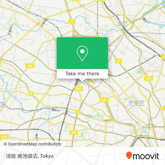 清龍 南池袋店 map