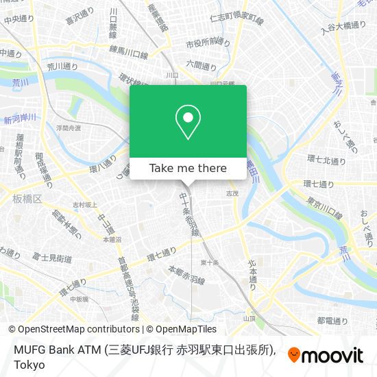 MUFG Bank ATM (三菱UFJ銀行 赤羽駅東口出張所) map