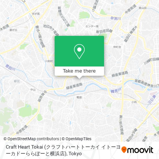 Craft Heart Tokai (クラフトハートトーカイ イトーヨーカドーららぽーと横浜店) map