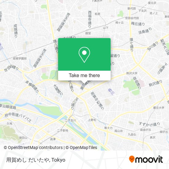 用賀めし だいたや map