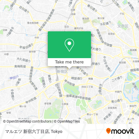 マルエツ 新宿六丁目店 map