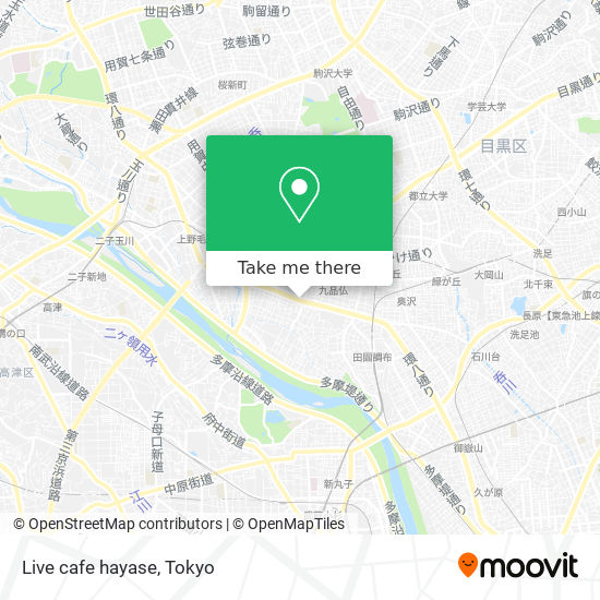 Live cafe hayase map