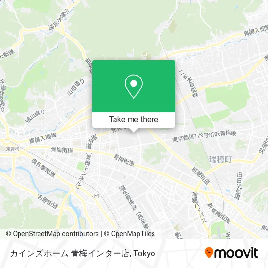 カインズホーム 青梅インター店 map