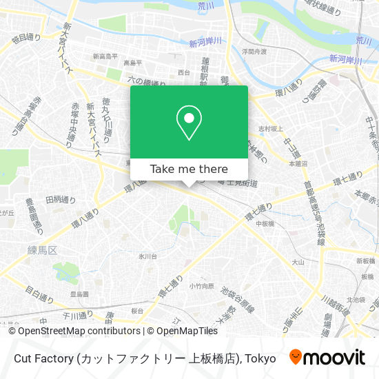 Cut Factory (カットファクトリー 上板橋店) map
