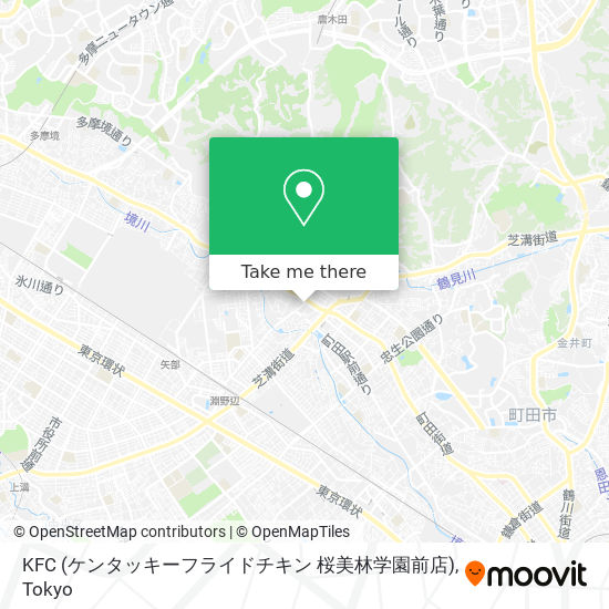KFC (ケンタッキーフライドチキン 桜美林学園前店) map