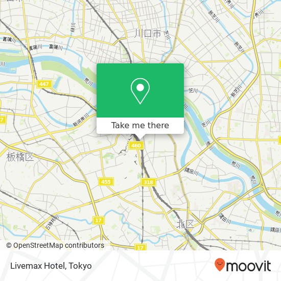 Livemax Hotel map