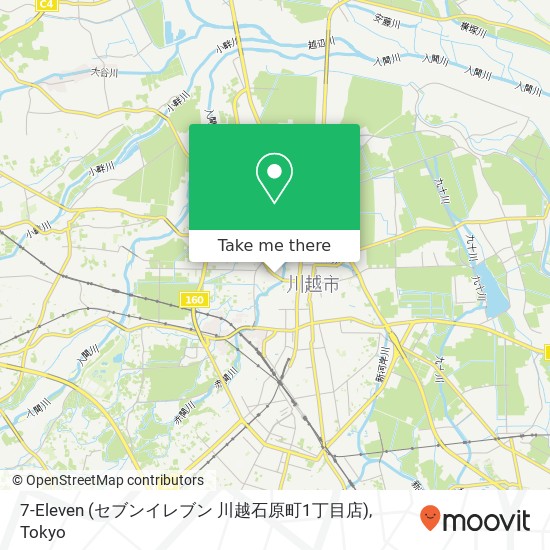 7-Eleven (セブンイレブン 川越石原町1丁目店) map