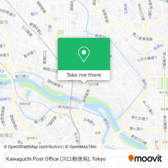 Kawaguchi Post Office (川口郵便局) map