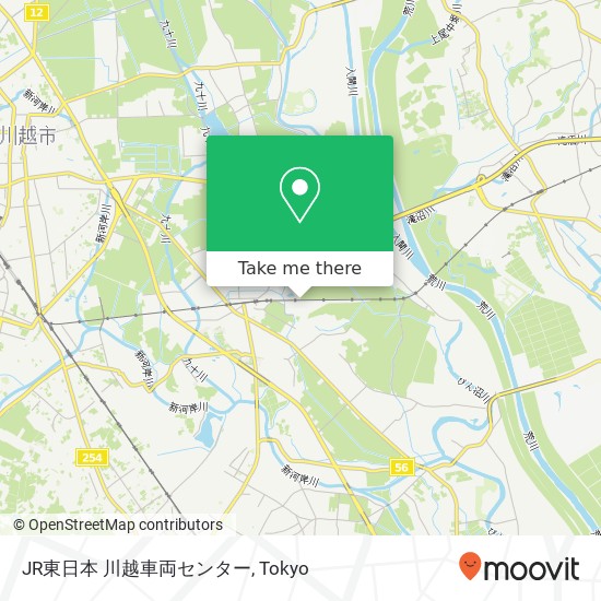 JR東日本 川越車両センター map