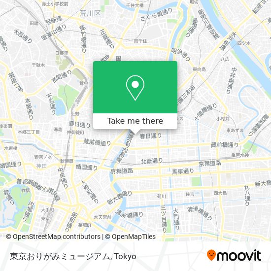 東京おりがみミュージアム map
