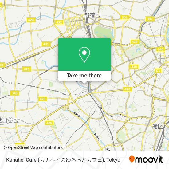 Kanahei Cafe (カナヘイのゆるっとカフェ) map