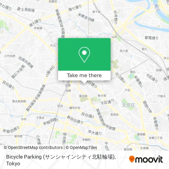 Bicycle Parking (サンシャインシティ北駐輪場) map