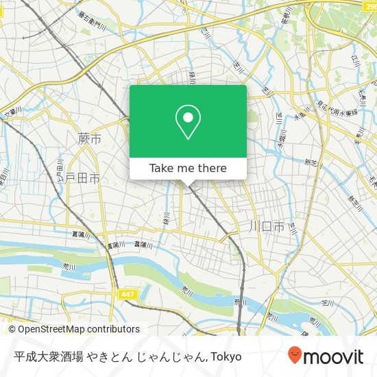 平成大衆酒場 やきとん じゃんじゃん map