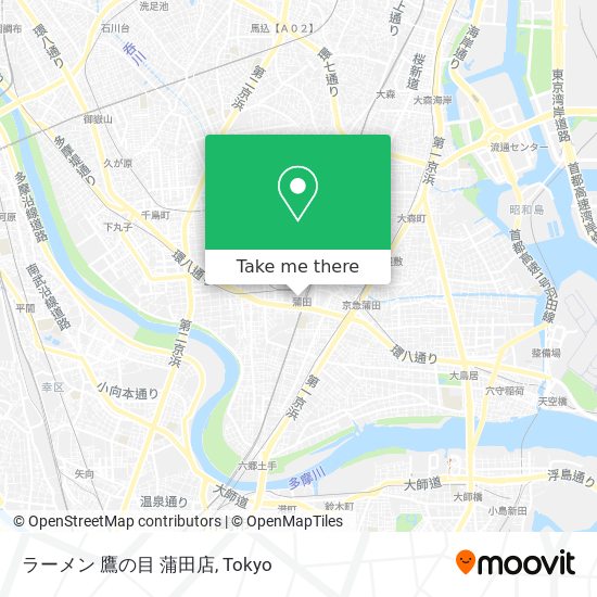 ラーメン 鷹の目 蒲田店 map