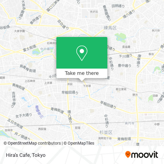 Hira’s Cafe map