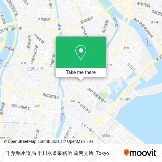 Chiba Prefectural Waterworks Ichikawa Water Office Kanan Branch map