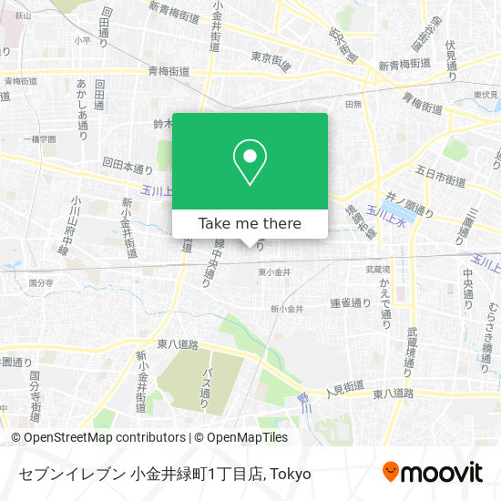 セブンイレブン 小金井緑町1丁目店 map