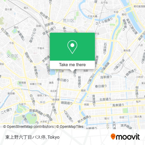 東上野六丁目バス停 map