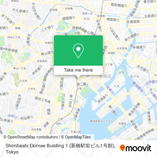 Shimbashi Ekimae Building 1 (新橋駅前ビル1号館) map