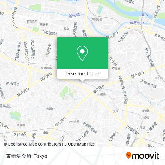 東新集会所 map