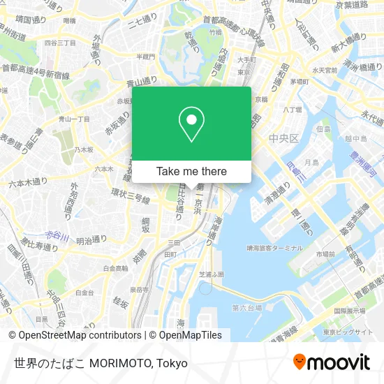 世界のたばこ MORIMOTO map