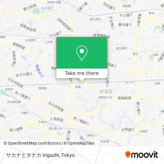 サカナとタナカ iriguchi map
