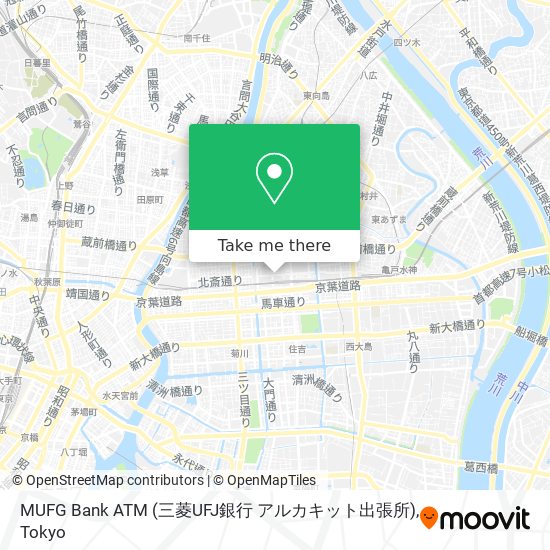 MUFG Bank ATM (三菱UFJ銀行 アルカキット出張所) map