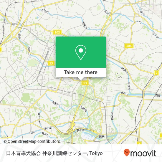 日本盲導犬協会 神奈川訓練センター map