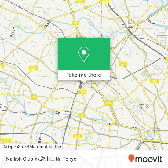 Nailish Club 池袋東口店 map