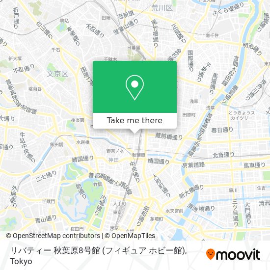 リバティー 秋葉原8号館 (フィギュア ホビー館) map