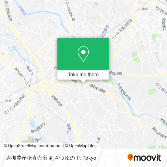 岩槻農産物直売所 あさつゆの里 map