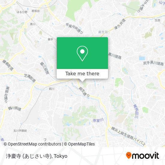 浄慶寺 (あじさい寺) map
