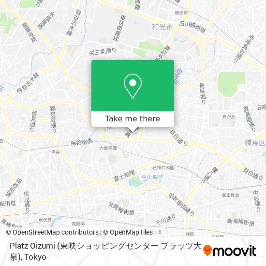 Platz Oizumi (東映ショッピングセンター プラッツ大泉) map