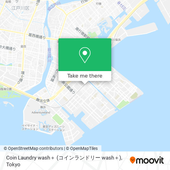 Coin Laundry wash＋ (コインランドリー wash＋) map