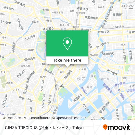GINZA TRECIOUS (銀座トレシャス) map