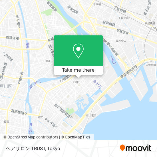 ヘアサロン TRUST map