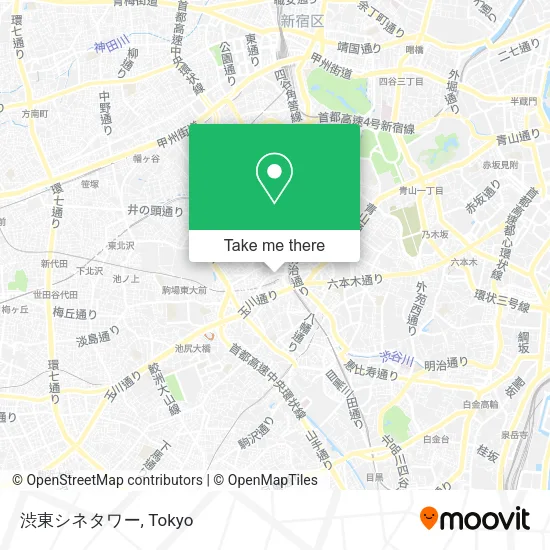 渋東シネタワー map